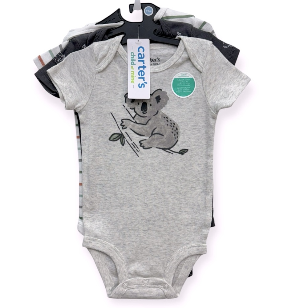 Carter’s Boys Onesies Set of 3 Size 3-6M